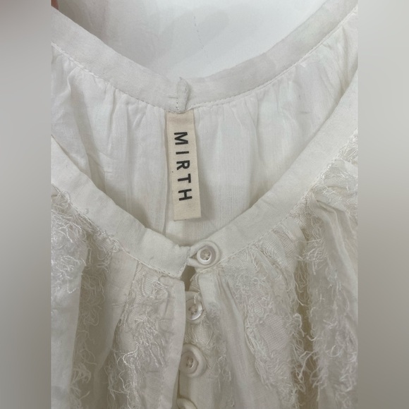 Mirth Capri Maxi Dress White Fringe Size XL - Picture 4 of 10